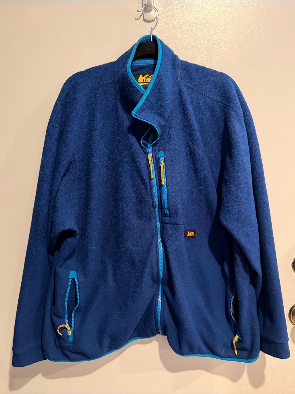 REI Women’s Blue Polar Fleece Jacket 2XL Outdoor Core